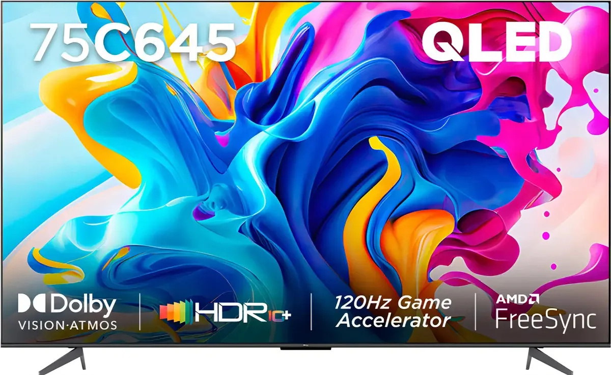 Smart TV Qled 75 4k L75c645 Google Tv Tcl