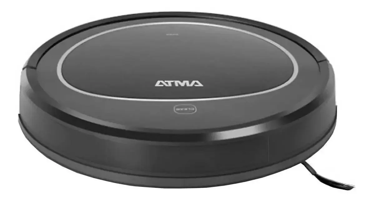 Aspirador robô preto Atma AS8992N
