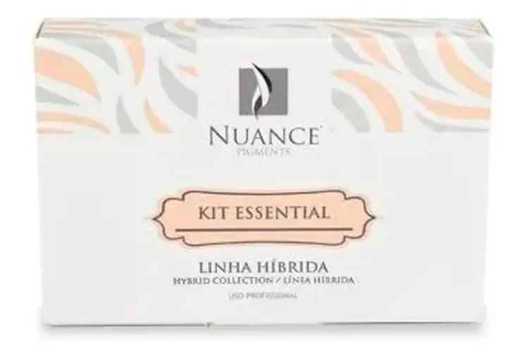 Kit Pigmentos Híbridos Nuance Essential Micropigmentação Sobrancelhas