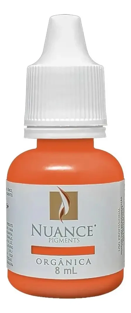 Pigmento Nuance Micropigmentação Lábios Orange Mod Orgânico 8ml