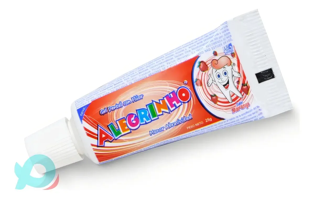 Creme Dental Infantil Alegrinho 25g | Caixa Com 10 Und