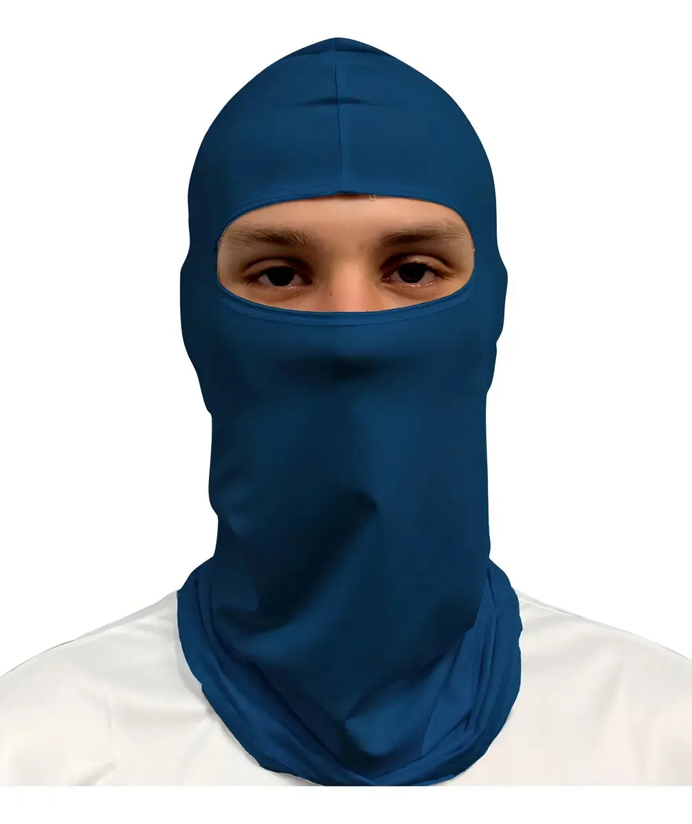 Bandana Balaclava Brk Azul Naval Com Uv50 Tamanho M