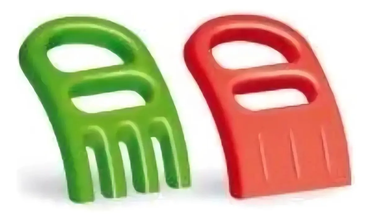 Conjunto de luvas de praia para o ancinho de areia, 2 peças