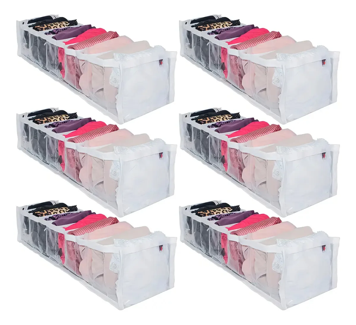 Kit 6 Colmeias Organizadoras De Gavetas Com 10 Divisórias Or