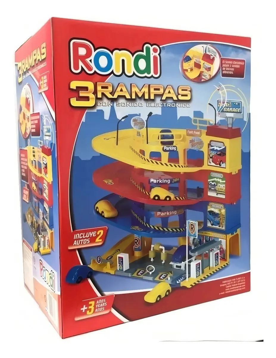 Garagem: 3 rampas com som