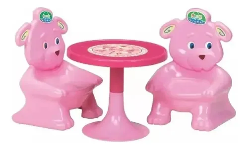 Conjunto de mesa e cadeira infantil Rondi