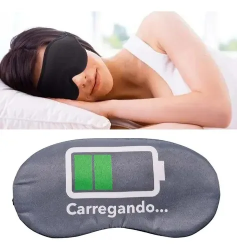 Máscara De Dormir Descanso Tapa Olho Térmica Gel Relaxante