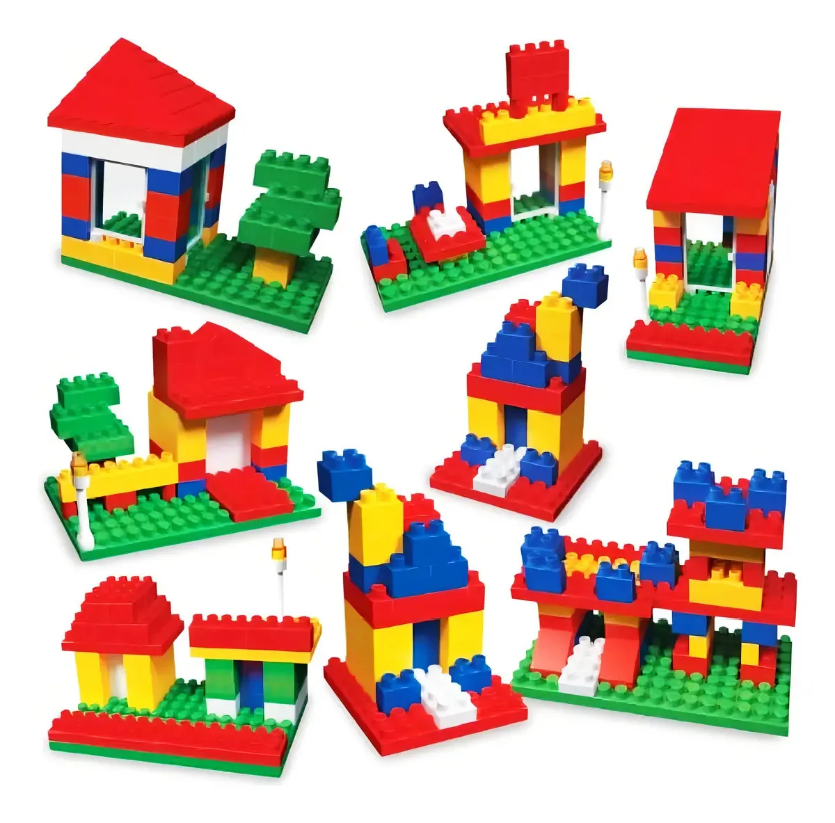 Blocos Blocky Construcao Mercotoys C/200