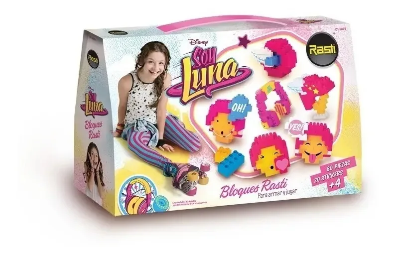 Rasti Soy Luna Blocks 80 peças e 20 adesivos de compras para bebês
