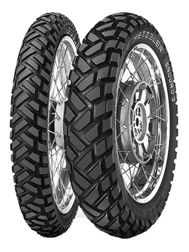 Conjunto de pneus Honda Nx 400 Falcon Metzeler Enduro 3