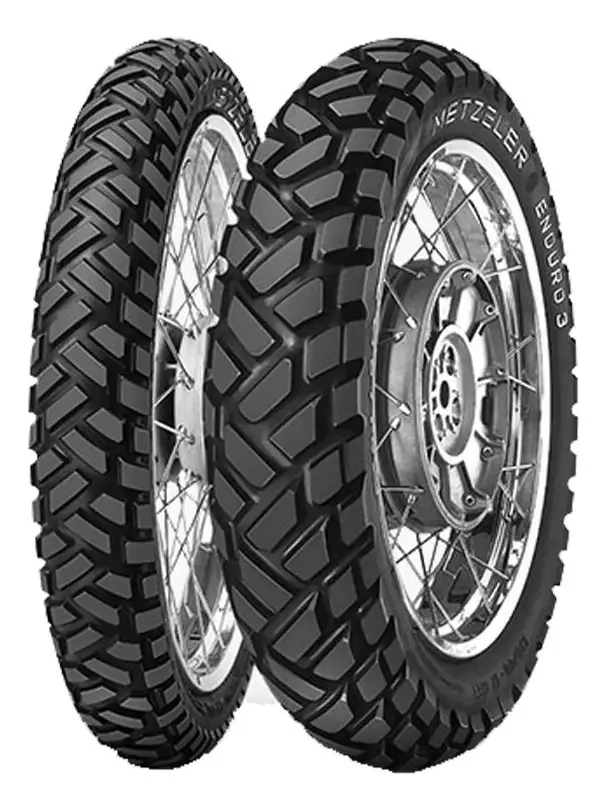 Conjunto de pneus Honda Xr 250 Tornado Enduro 3 Metzeler