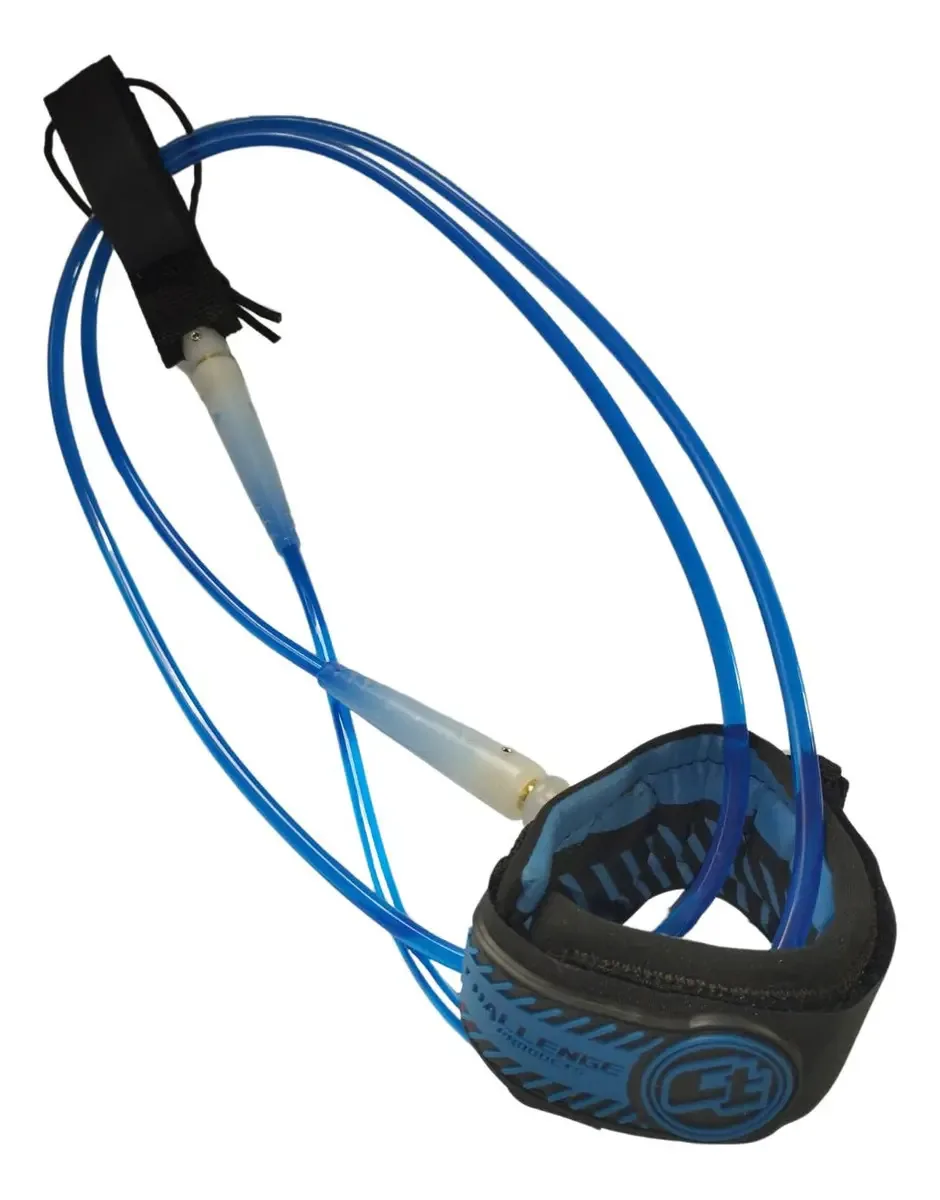 Leash Cordinha Strap Ct Chiclete Trunk Pro 5mm 6pes Comp Cor Azul