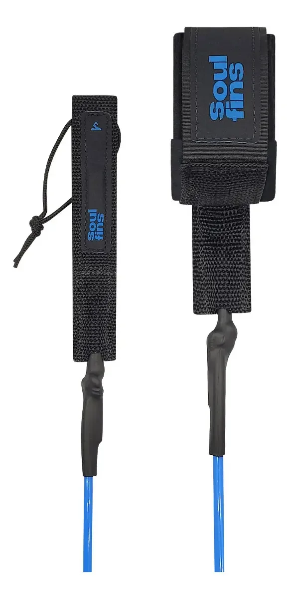 Cordinha Leash Strap Soul Fins Funboard 8'/6mm Cor Azul