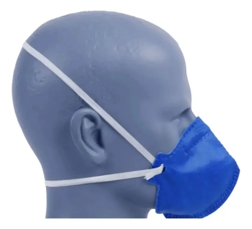 Kit 10 Máscaras Respiratórias Pff-2 Delta Plus Sem Válvula Cor Azul