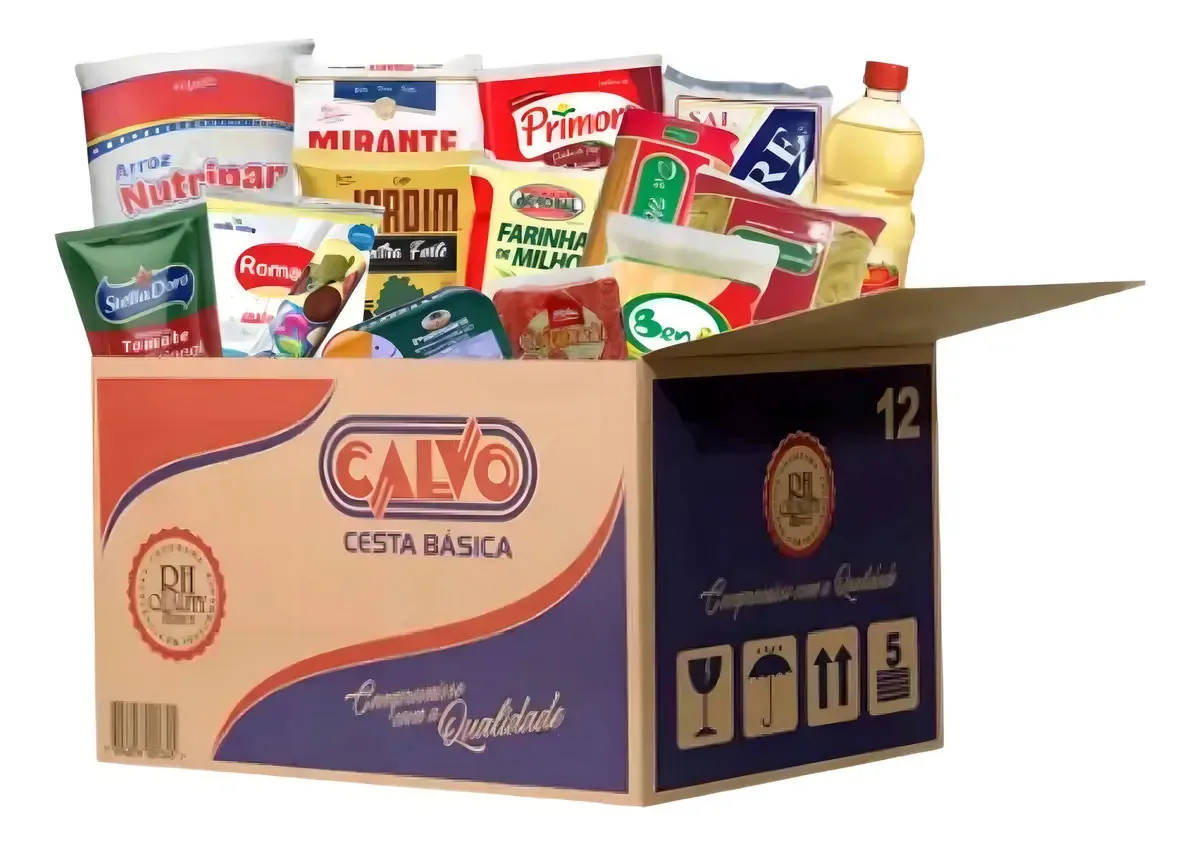 Cesta Básica Completa Alimentos Essenciais Sindicato Família