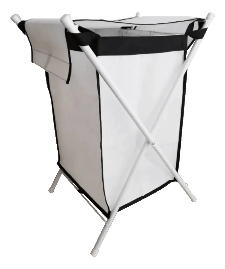 Roperín, cesto de roupa suja dobrável + 2 sacos de reposição Cesto dobrável de cor verde/bolsa Friselina