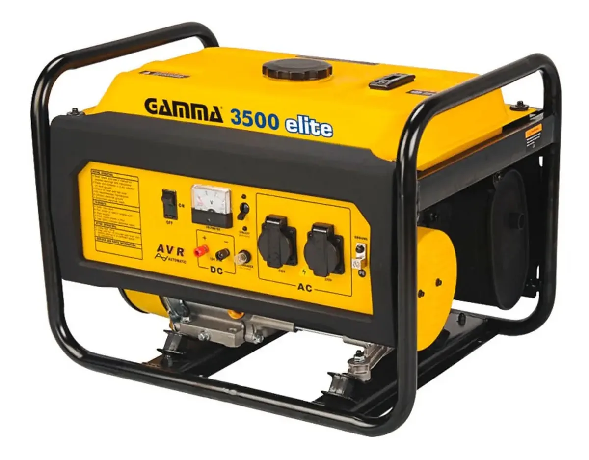 Gerador amarelo Gamma Ge-3457 7hp