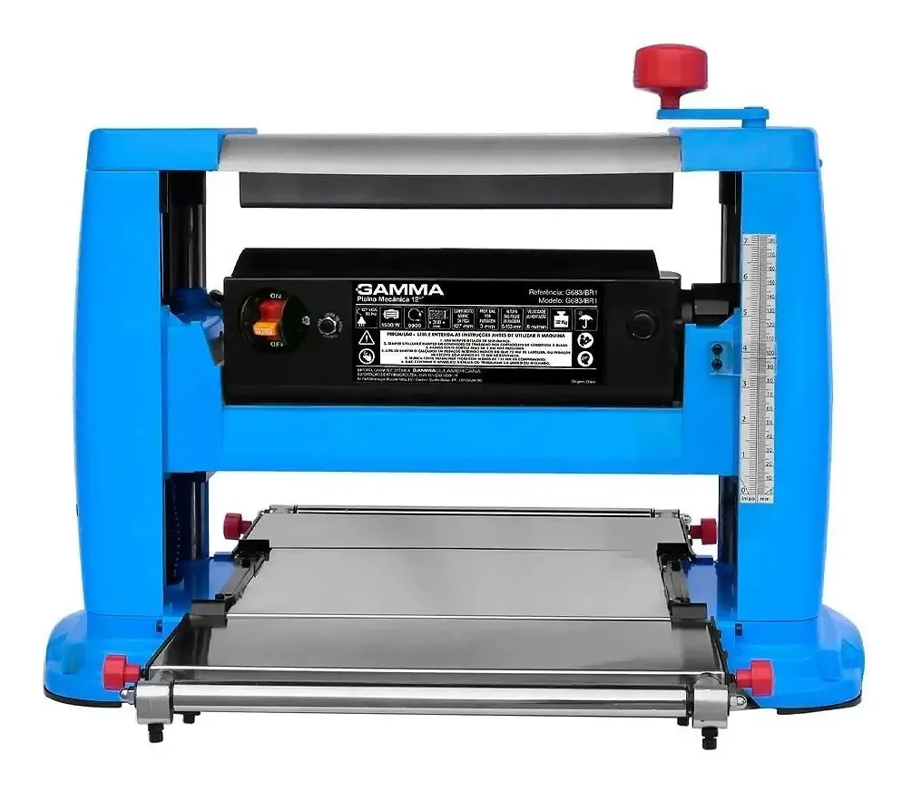 Plaina Desengrossadeira De Bancada 1500w G683br Gamma