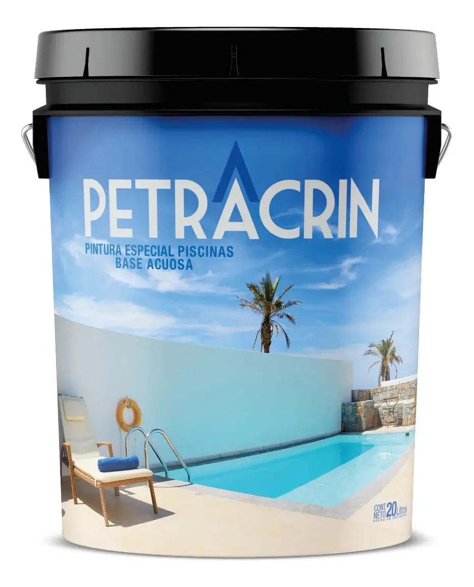 Membrana para piscinas, piscinas de água, 20 L, cores, tinta azul celeste