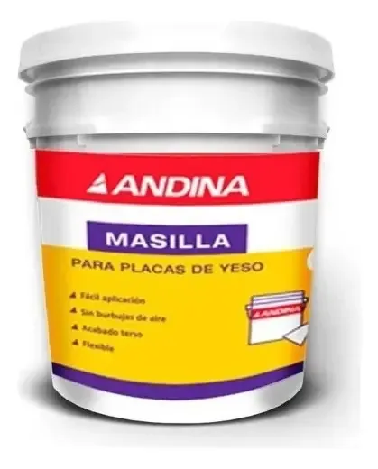 Masilla P/placa De Yeso X 32kg Andina. -umox