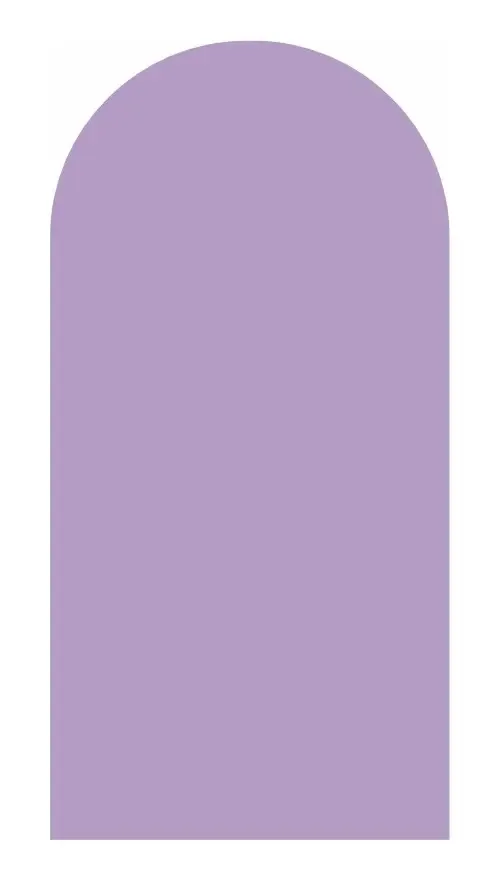 Kit 2 Paineis Festa Decorativo Romano Cor Lisa 2,5m X 1,0m Cor Lilás