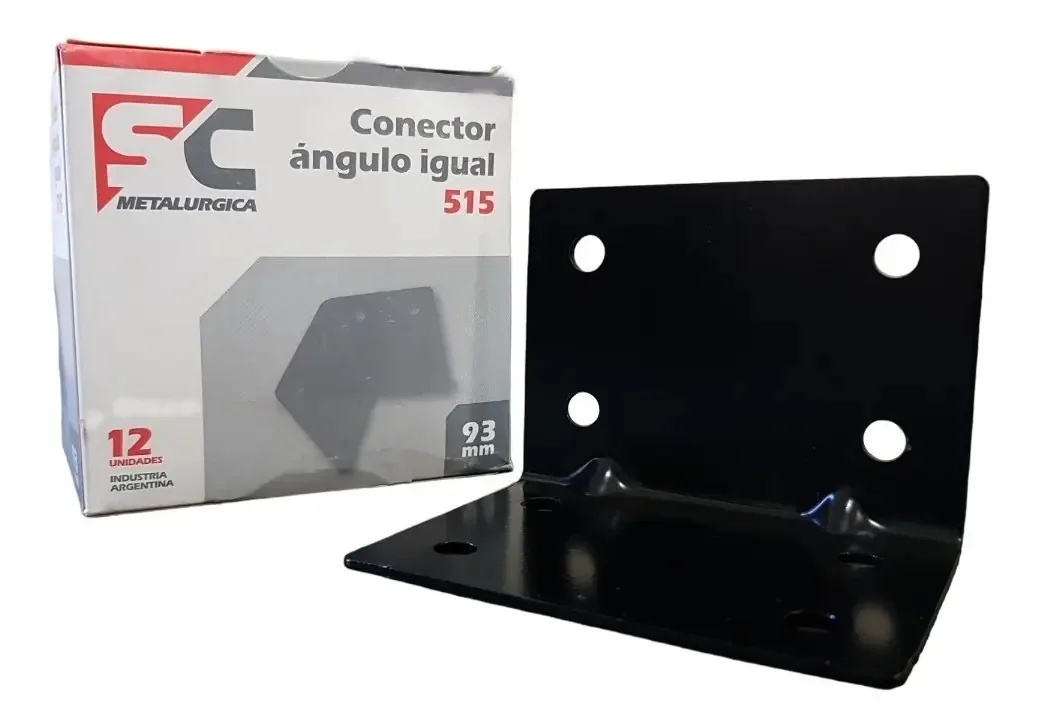 12 suportes de conectores de ângulo igual para tiras de telhado de 93 mm