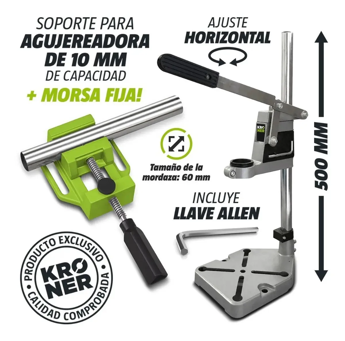 Suporte de bancada para furadeiras Kroner H17 KIT