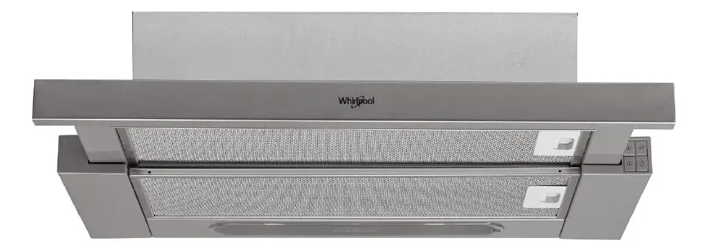 Capuz telescópico de aço inoxidável Whirlpool de 60 cm