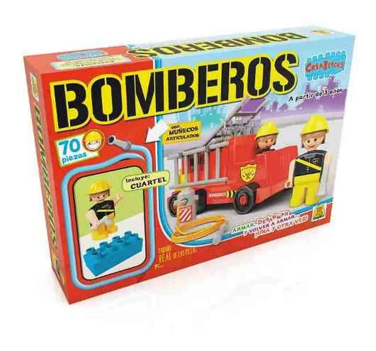 Creablocks Implás Ploppy 340175 Bombeiros