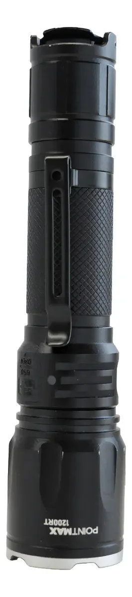 Lanterna tática portátil recarregável Spinit Pointmax 1200rt