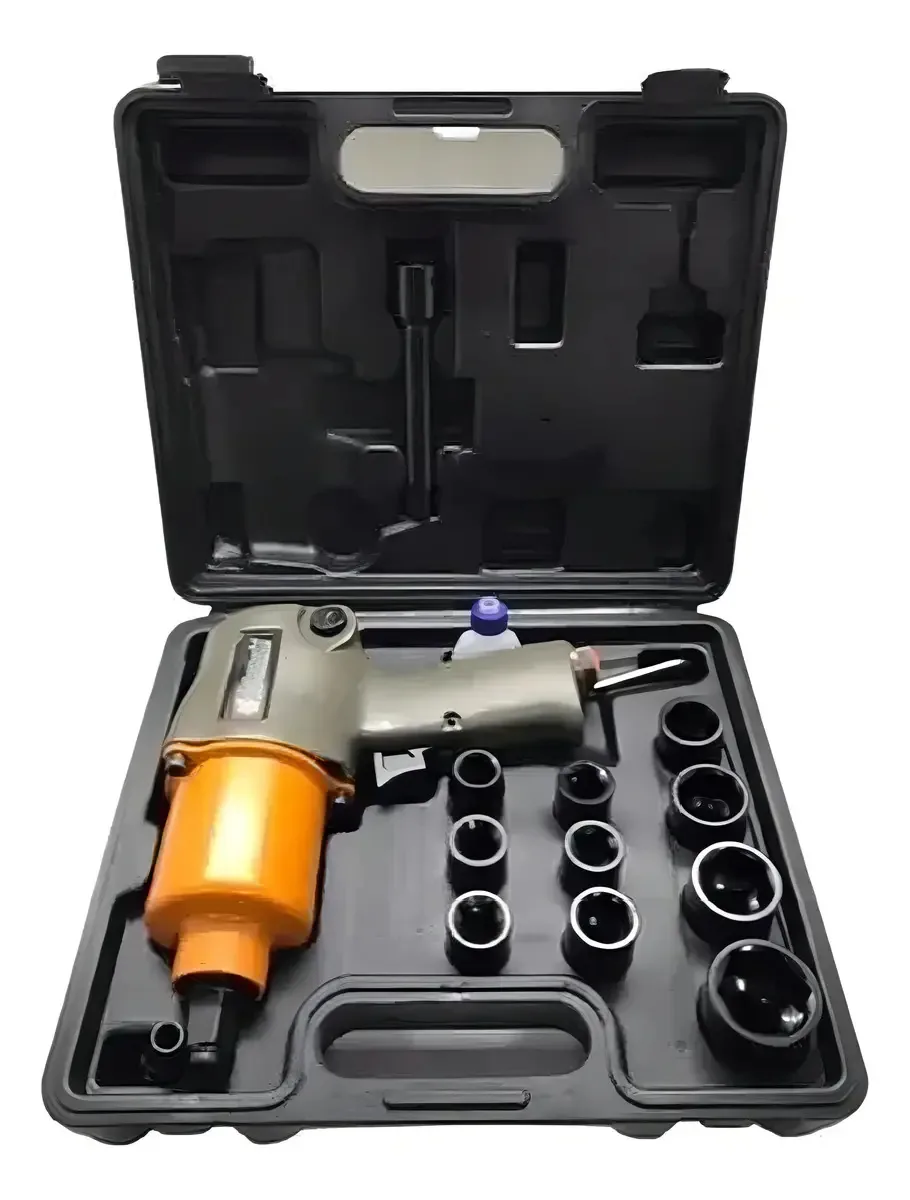 Chave Impacto Pneumática 1/2 Nakasaki Nk2811 Industrial 17pçs