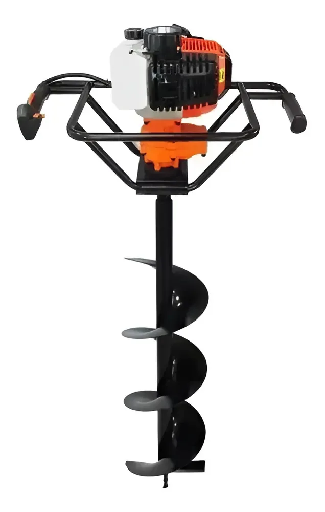 Perfurador de Solo a Gasolina SA Tools 52cc com 2 Brocas e Extensor