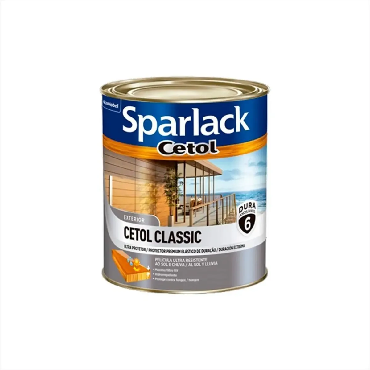 Sparlack Cetol Verniz Canela Exterior Interior 900ml