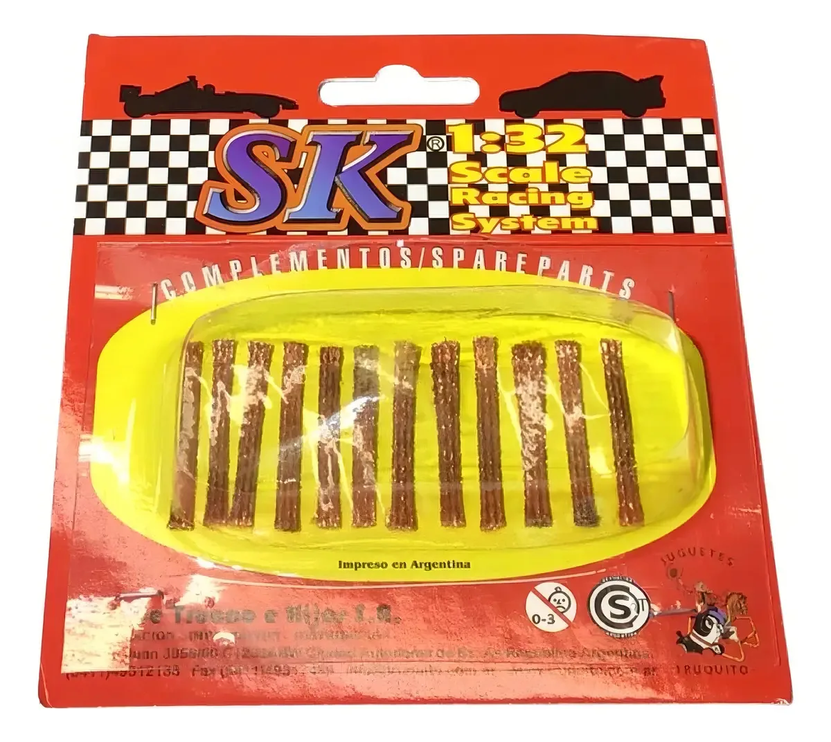 Escovas de cobre 12 Sk para carros de pista Scalextric Scx