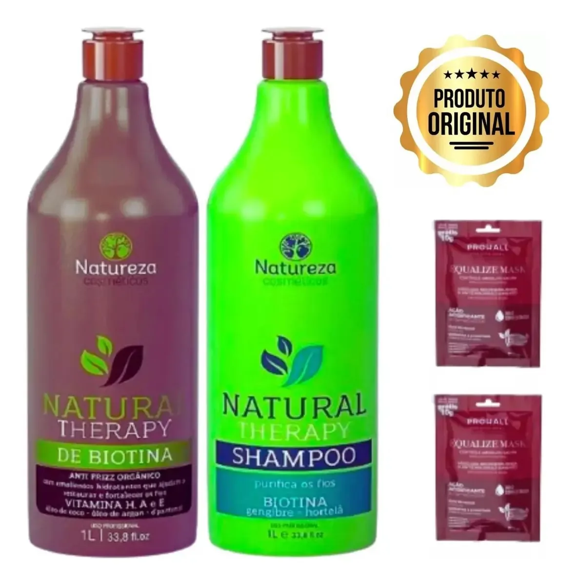 Natureza Progressiva Biotina 2x1lt +