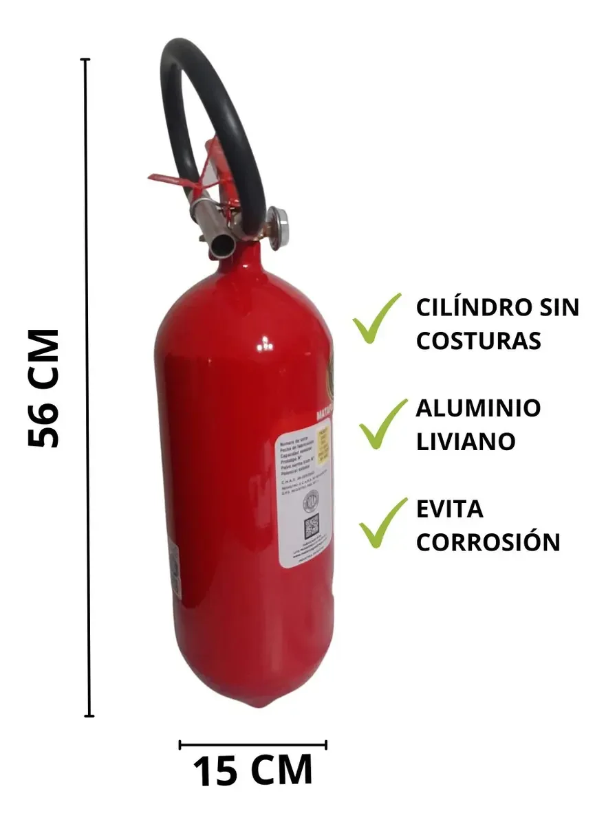 Extintor de incêndio em pó Abc de 5 kg X 3 A Combo