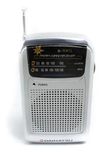 Rádio portátil de bolso AM/FM Daihatsu Drk5