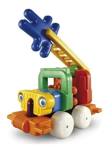 Caminhão de bombeiros de brinquedo armable multicolor