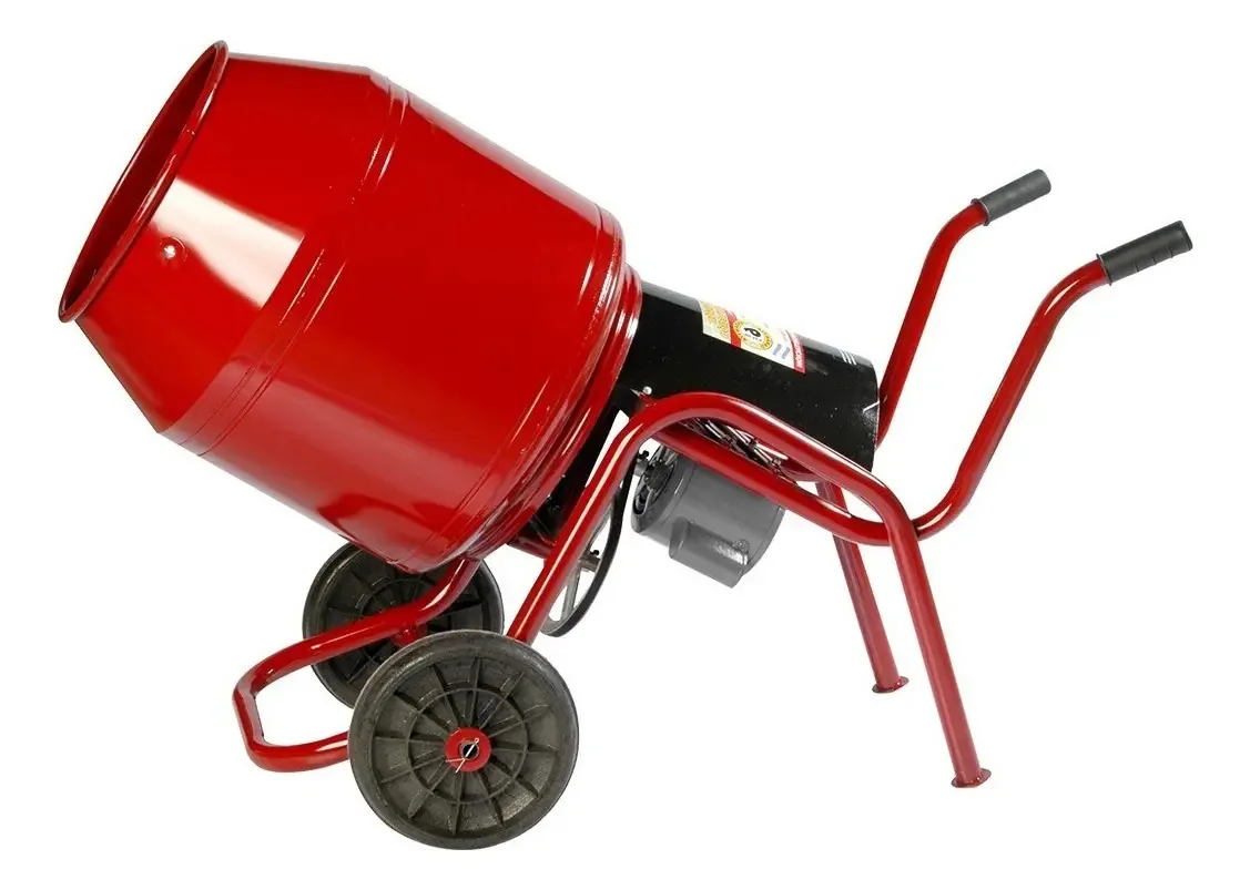 Misturador de concreto de 130 lts. Goldex vermelho