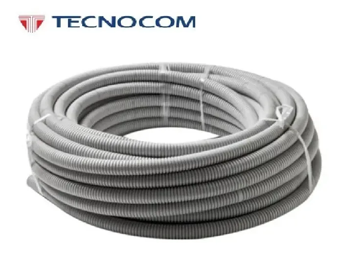 Rolo de tubo corrugado semi-pesado Loza Tecnocom 25 Mts