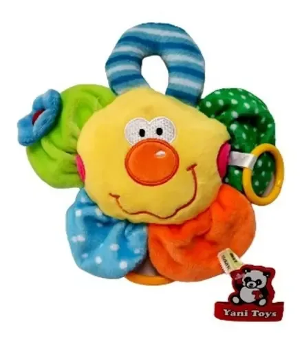 Cubo de flores de pelúcia 7753