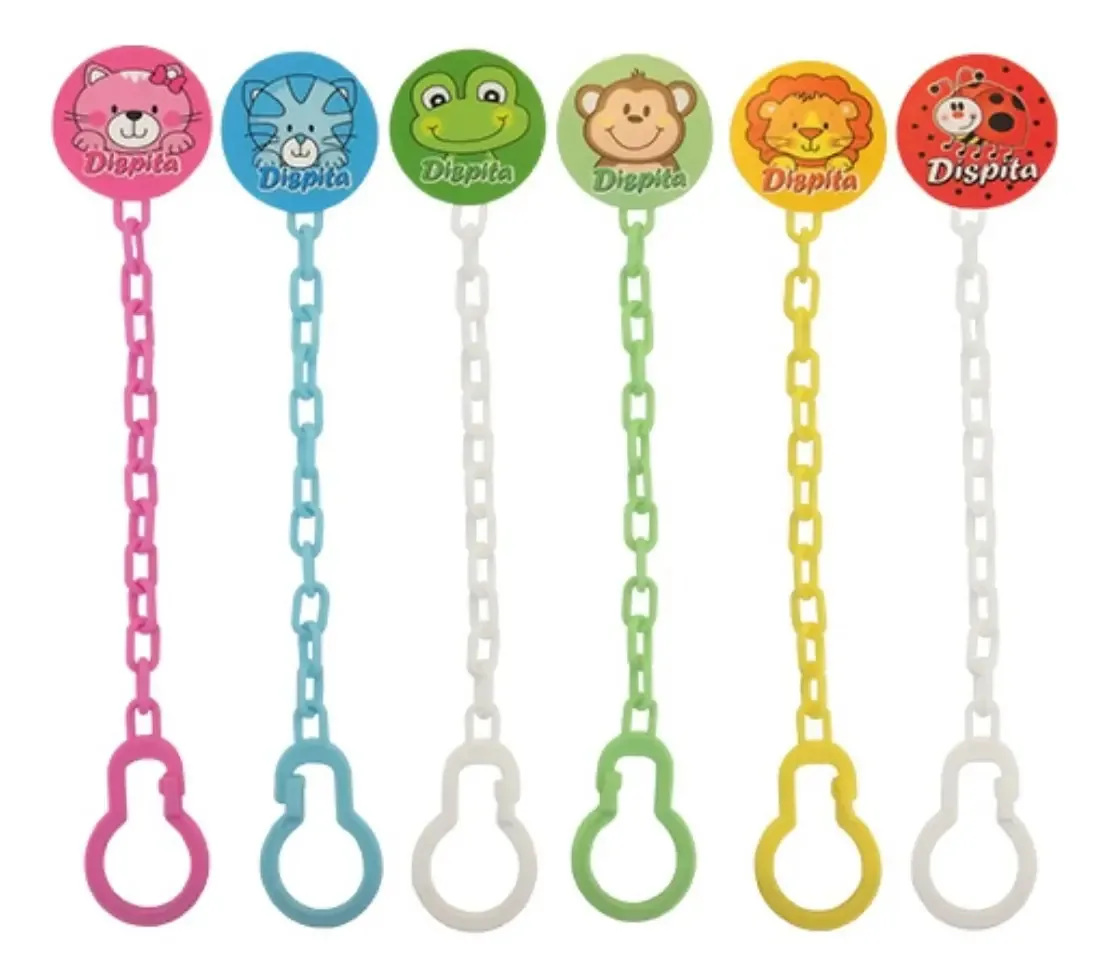 Broche porta-chupeta Animalitos Dispita X 1 unidade
