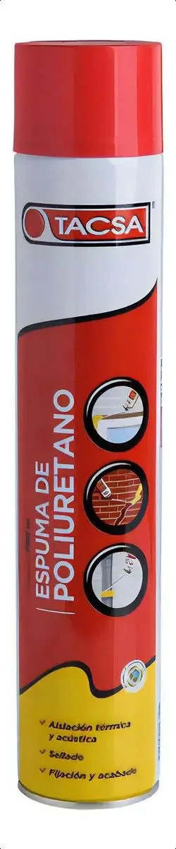 Espuma de poliuretano expandida em aerossol Tacsa 750ml