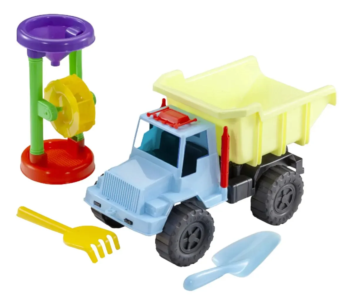 Conjunto de praia - Dump Truck Mill Shovel Jng Toy