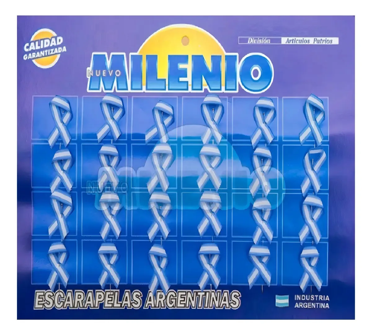 Escarapela Prendedor Lazo Cinta N° 106 X24 Milênio