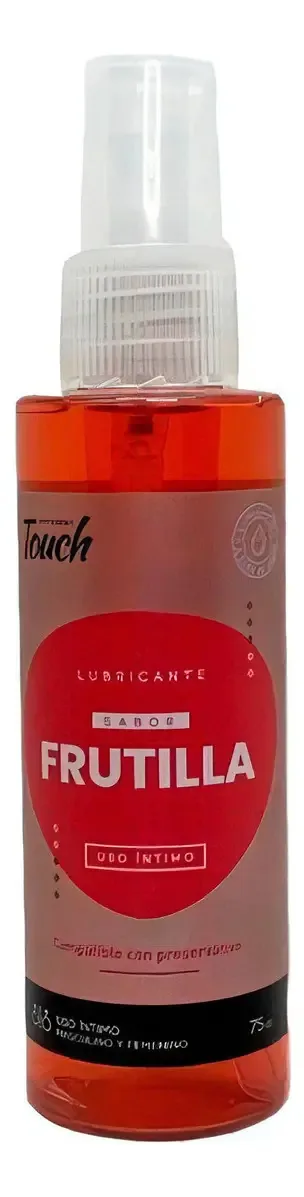 Lubrificante de morango e morango Different Touch e gel íntimo 75cc