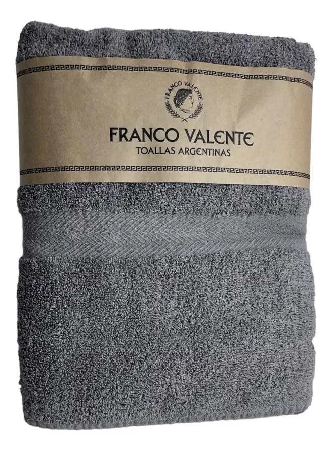 Conjunto de toalhas e toalhas 100% algodão, 400 gramas, cor leve, branco, cinza