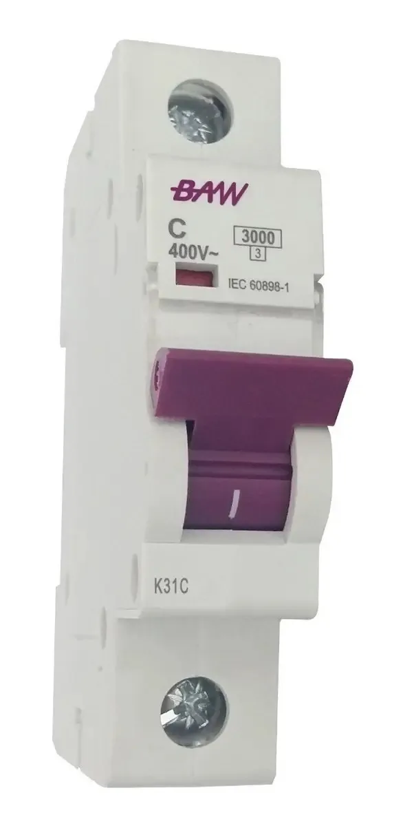 Base termomagnética unipolar 1x32 A 1x32a