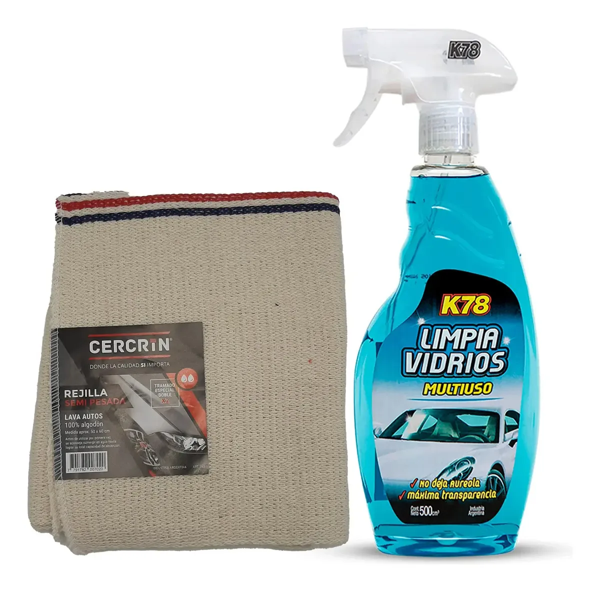 Kit Limpa Vidros Auto Multiuso Casa Grade