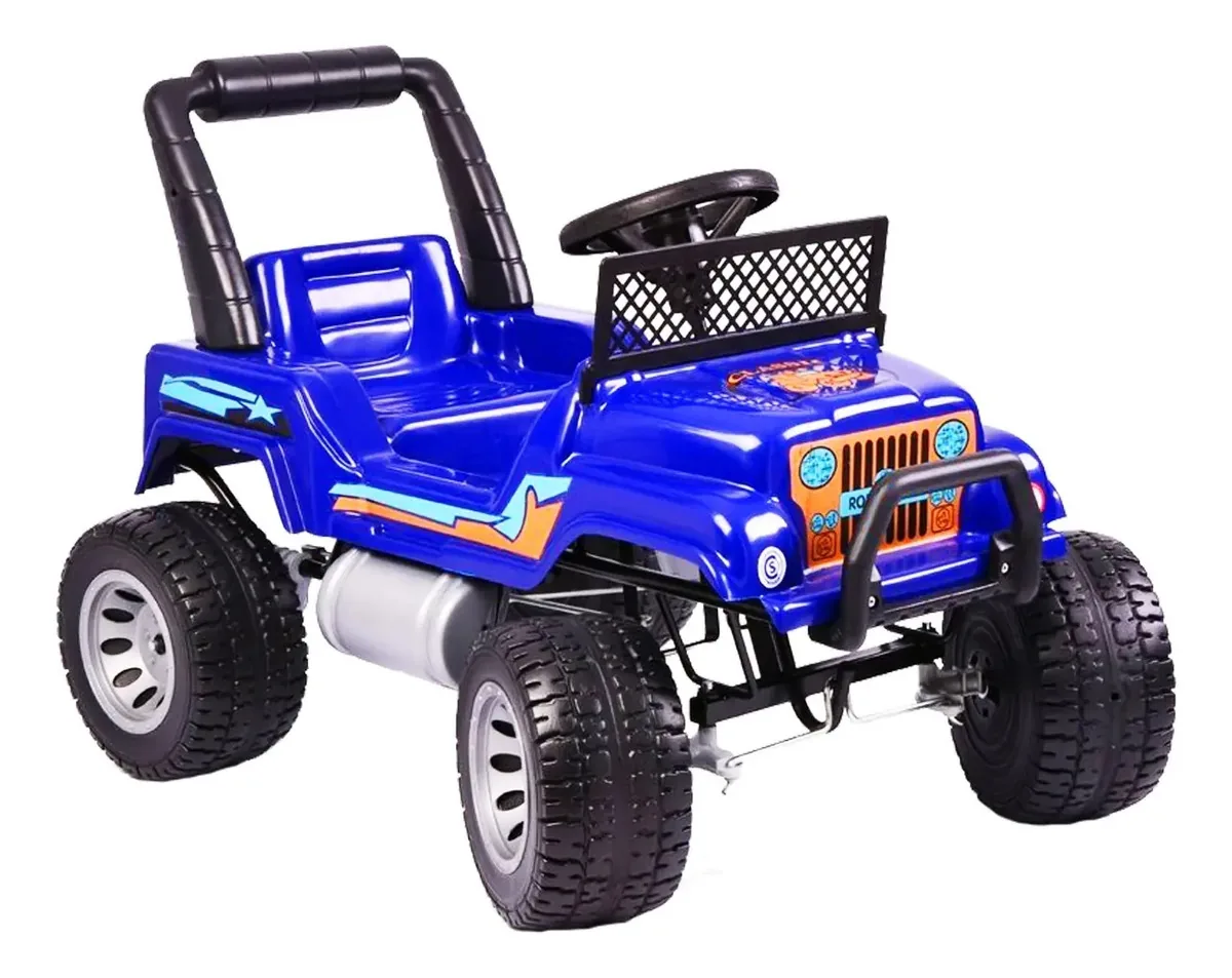 Caminhão a pedal de carro Jeep Classic Rodacross de 3 a 7 anos, cor unissex, dependendo da disponibilidade